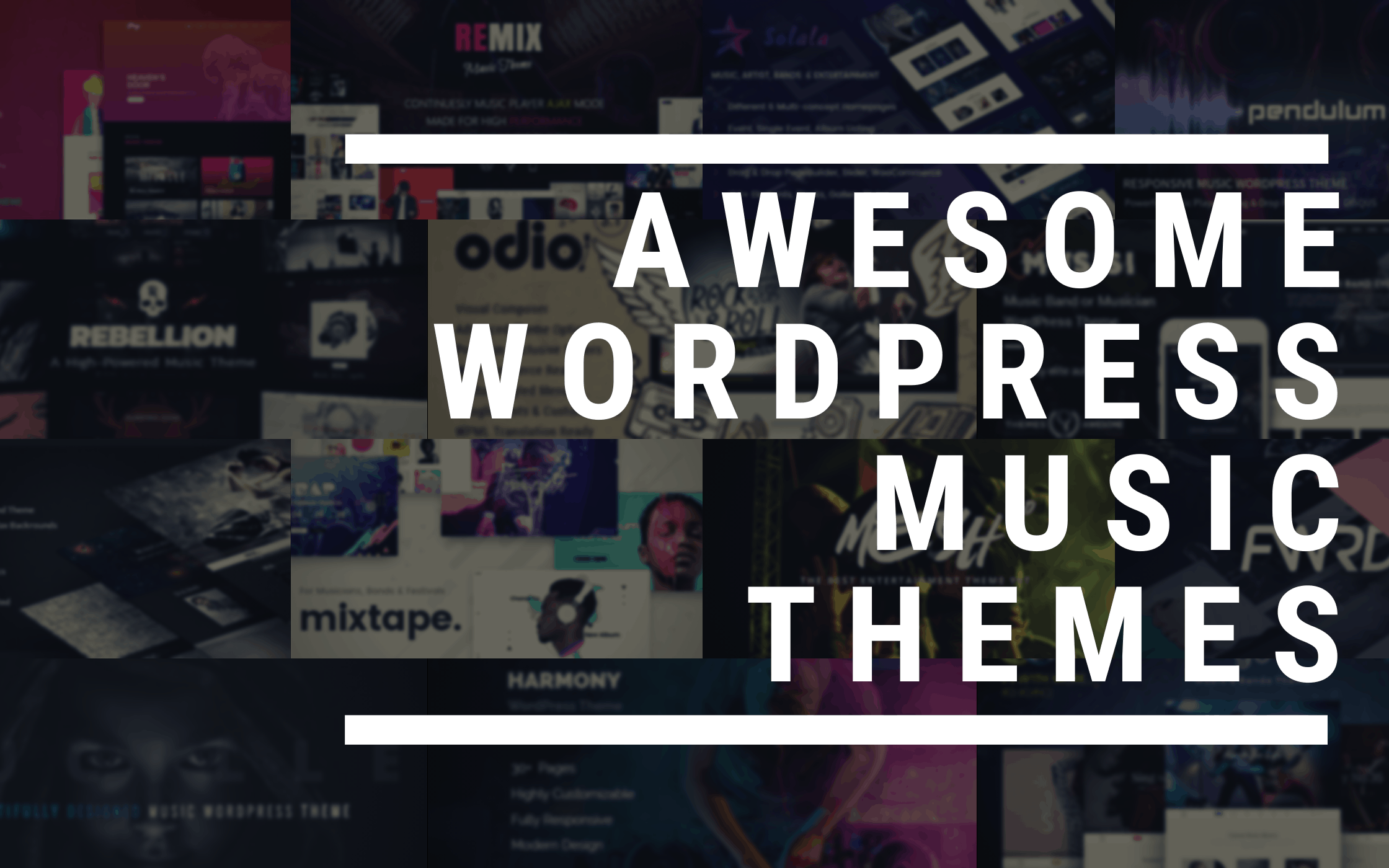 32 premium WordPress themes for musicians AdventureWP